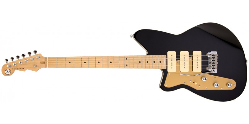 Reverend Jetstream 390 Lefty Midnight Black