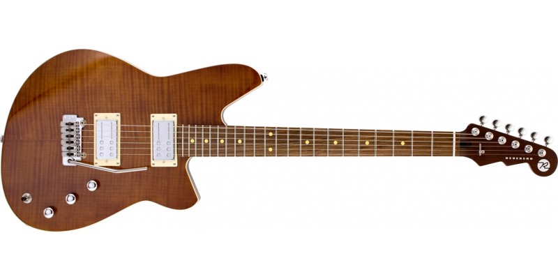 Reverend Kingbolt RA Violin Brown Flame Maple Front