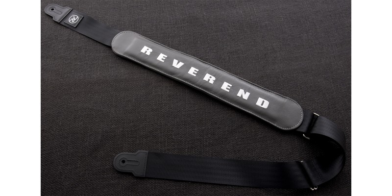 Reverend Padded Guitar Strap Gun Metal Gray Main