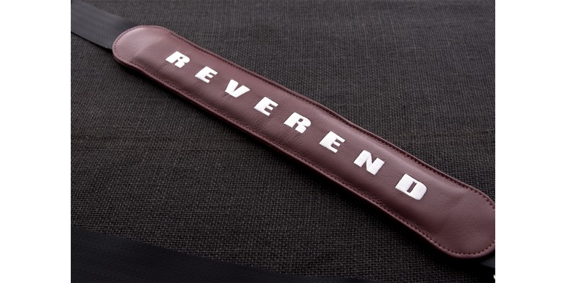 Reverend guitar strap top