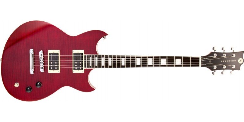 Reverend Robin Finck Signature LTD Transparent Red Flame Maple
