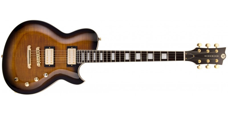 Reverend Roundhouse RA Transparent Coffee Burst Flame Maple