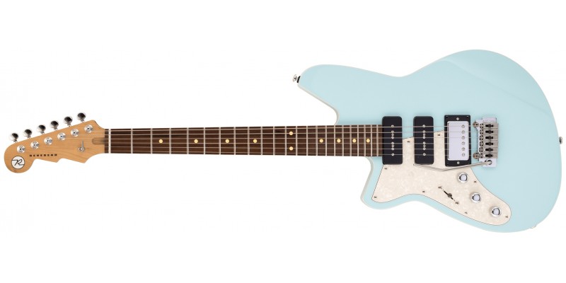 Reverend-Six-Gun-HPP-Left-Handed-Chronic-Blue-Front