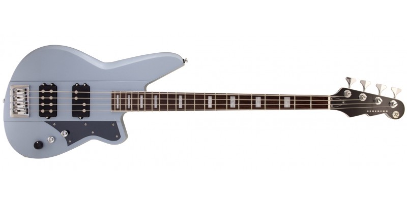 Reverend Thundergun Bass Metallic Silver Freeze