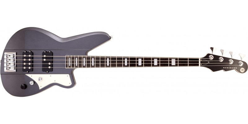 Reverend Thundergun Bass Gunmetal Front