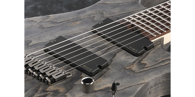 Ibanez RGIF7 Black Stained Fanned Fret 7 String