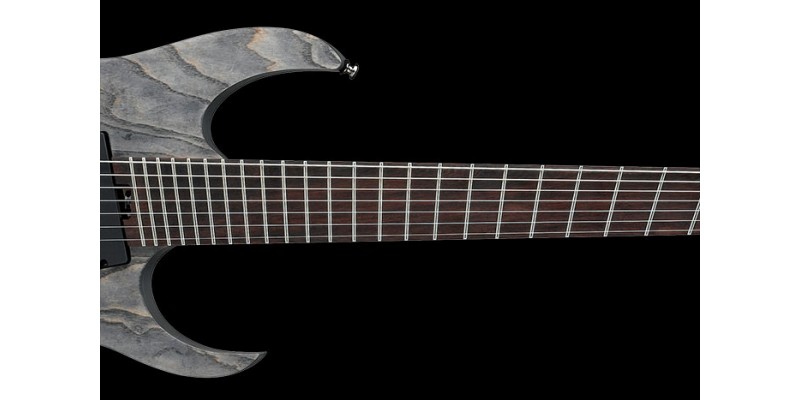 Ibanez RGIF7 Black Stained Fanned Fret 7 String - Guitar.co.uk