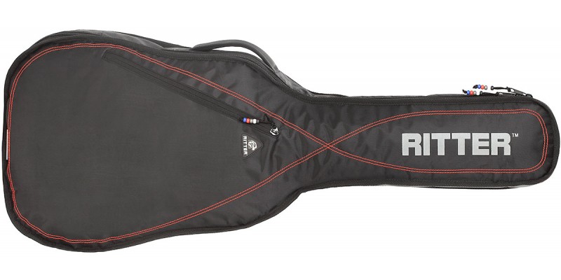 Ritter Performance RGP2 CH Classical 1 2 Guitar Bag Black Red Guitar