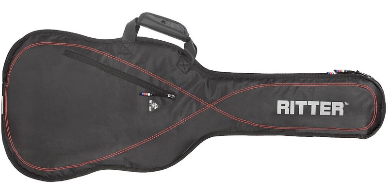Ritter Performance RGP2-E Electric Guitar Gig Bag Black Red