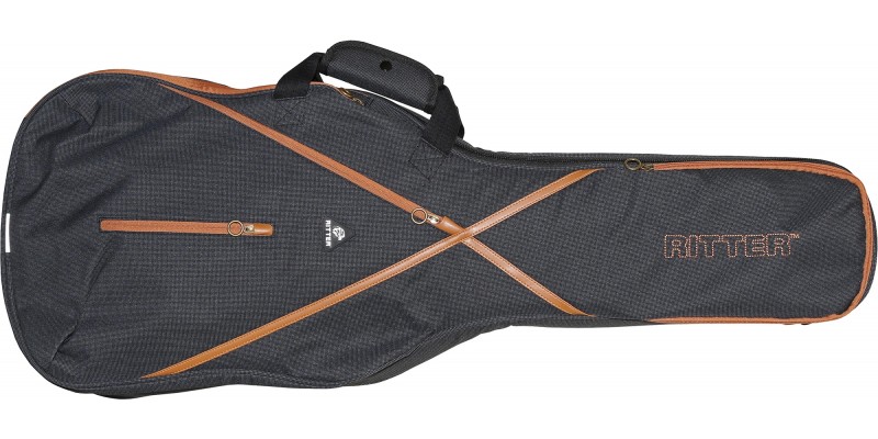 Ritter Session RGS7-E Electric Guitar Gig Bag Misty Grey Brown