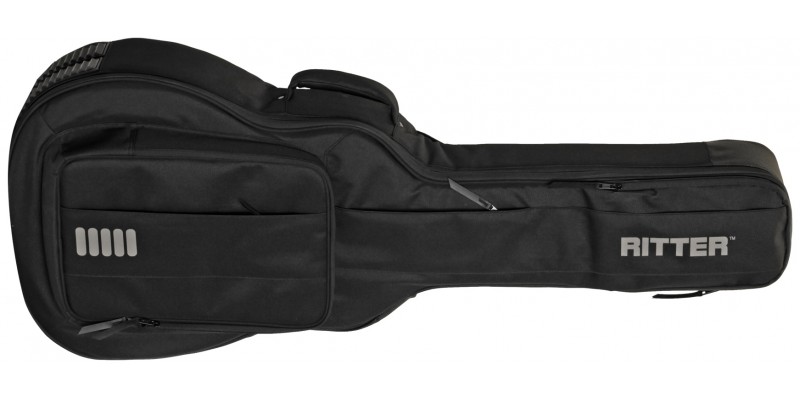 Ritter Arosa 335 Style Guitar Gig Bag Sea Ground Black Guitar