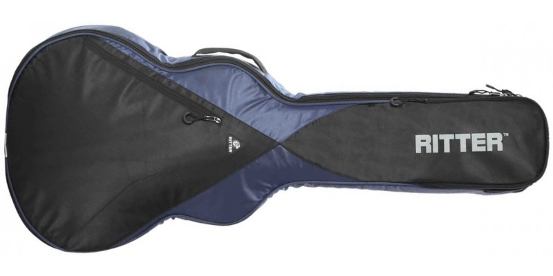 Ritter RGP5-SA Semi Acoustic Guitar Gig Bag Navy Black Front