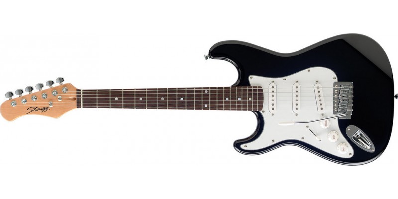 Stagg left handed electric guitar sale