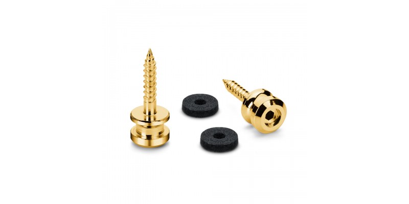 Schaller Buttons For S-Locks Gold Pair, Medium