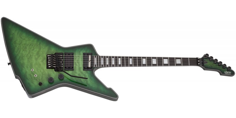 Schecter E-1 FR S Special Edition Green Burst