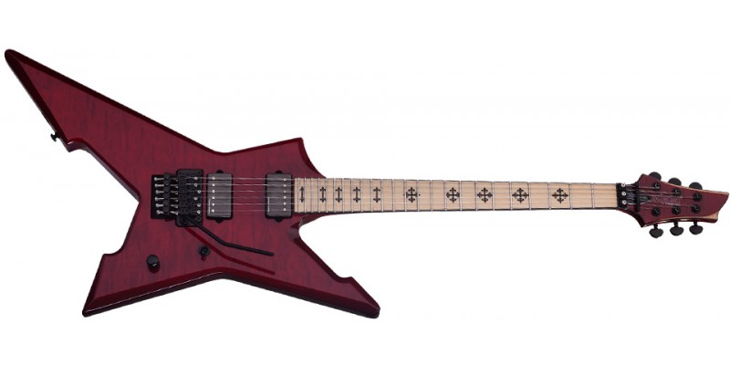 Schecter Jeff Loomis Cygnus JLX-1 FR See-Thru Cherry