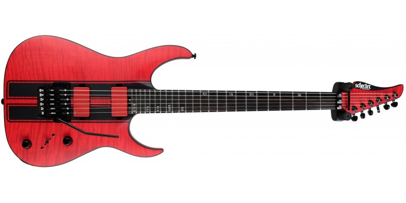 Schecter Banshee GT-FR Satin Trans Red