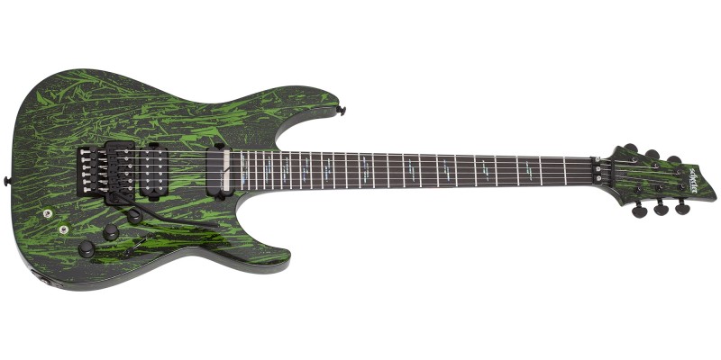 Schecter C-1 FR S Silver Mountain Toxic Venom Front