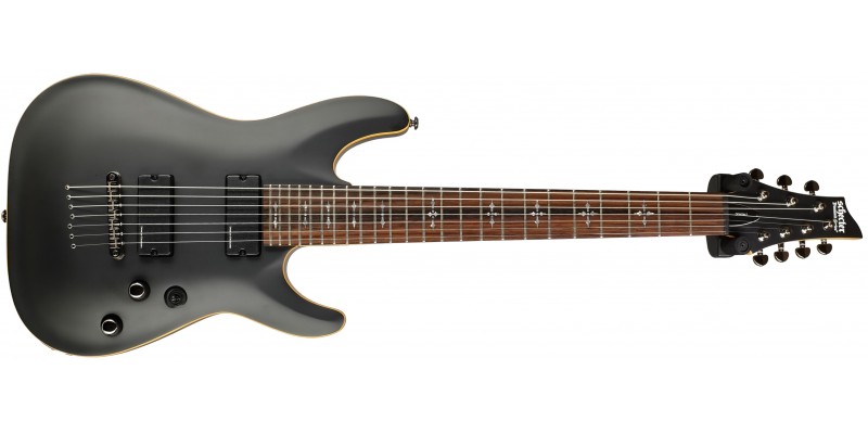 Schecter Demon 7 Satin Black Front