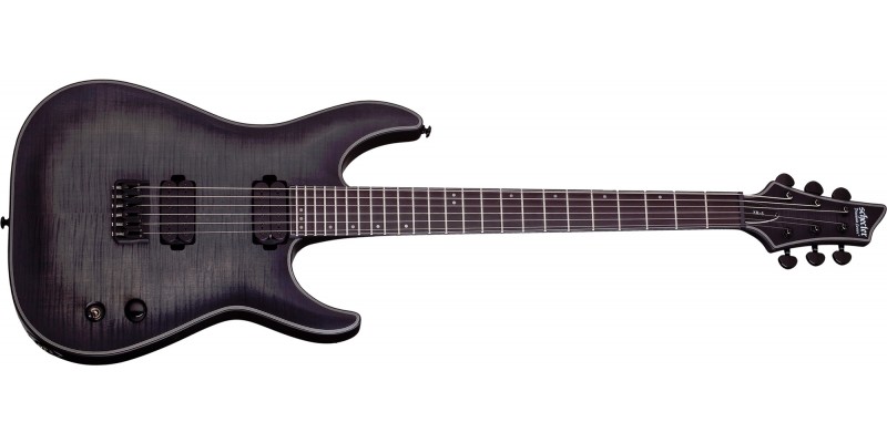 Schecter KM-6 Keith Merrow Trans Black Burst Satin