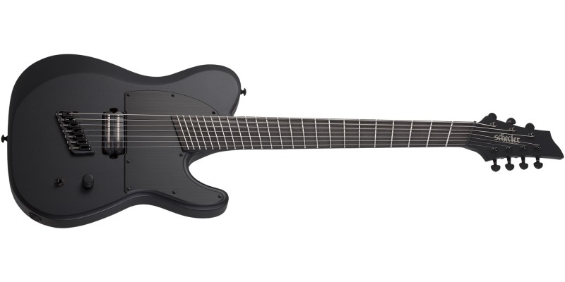 Schecter PT-7 MS Black Ops Satin Black Open Pore