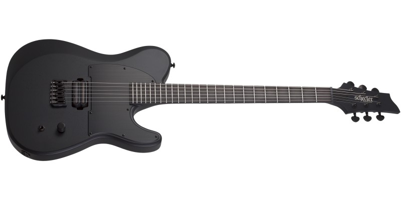 Schecter PT Black Ops Satin Black Open Pore