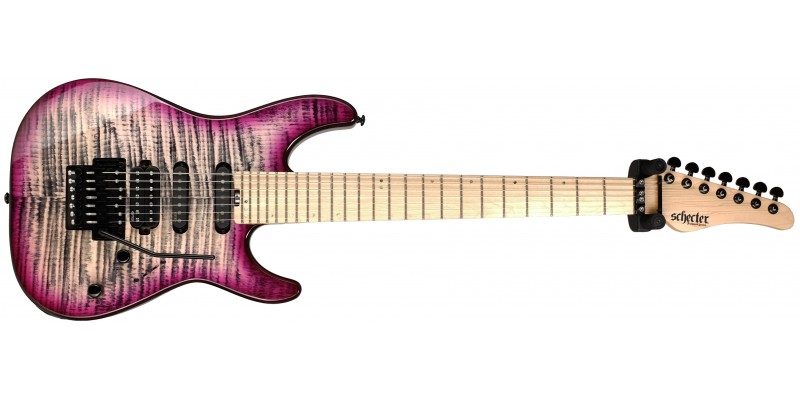 Schecter Sun Valley SS 7 FR III Aurora Burst Front