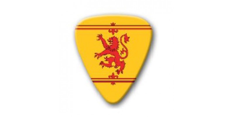 Scottish Lion Rampant Plectrum Guitar Pick