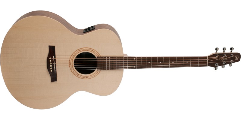 Seagull Walnut Mini Jumbo SG Isys T Acoustic Guitar
