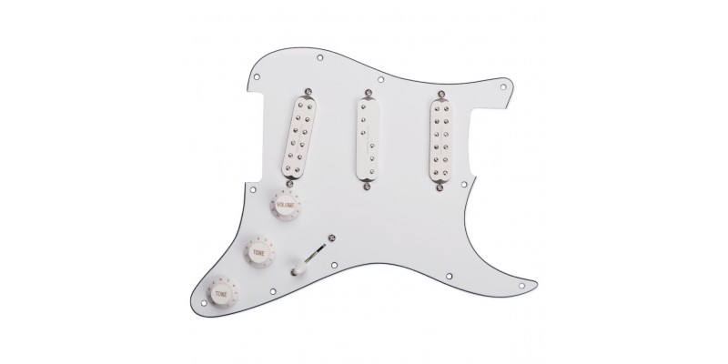 Seymour Duncan Everything Axe Loaded Pickguard White
