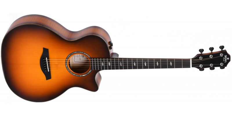 Sigma GACE-3-SB+ Flamed Maple Sunburst Front