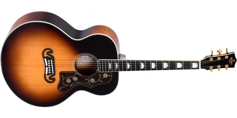 Sigma GJA SG200 Vintage Sunburst Guitar