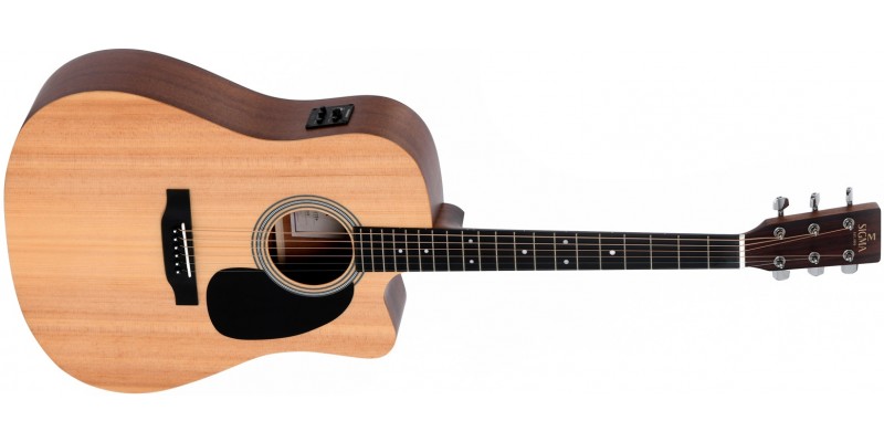 Sigma DMC-STE Cutaway Electro-Acoustic Front