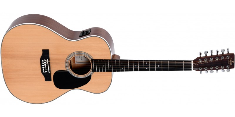 Sigma JM12-1E Electro-Acoustic 12-String Guitar Front