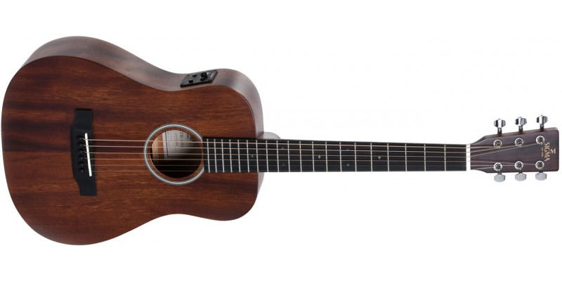 Sigma TM 15E Electro Travel Guitar Solid Mahogany Top Guitar