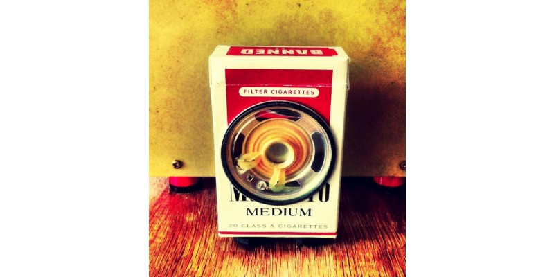 Smokey Amp Recycled Cigarette Pack Merchant City Music Guitar