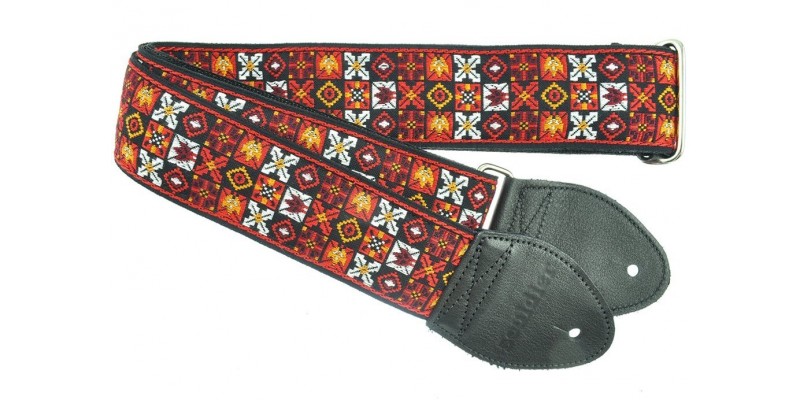 Souldier Woodstock Custom Guitar Strap Red