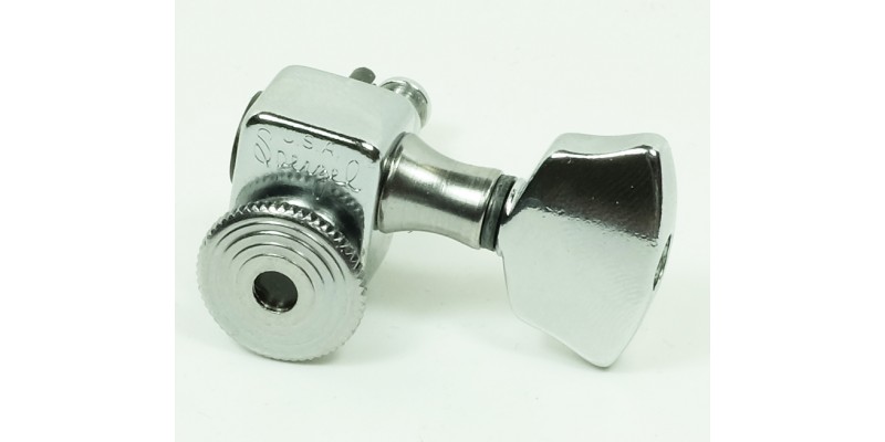 Sperzel Trim-Lok Locking Machine Heads 3-a-side Chrome Front