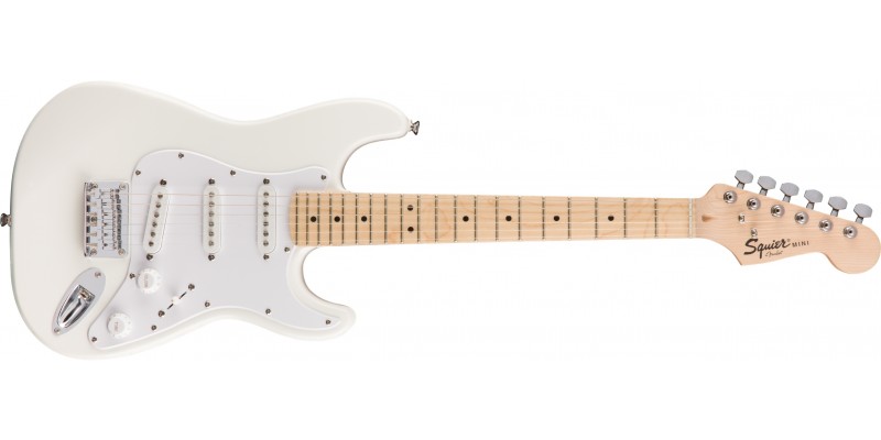 Squier-Mini-Strat-Kids-Guitar-Special-Run-Olympic-White-Front