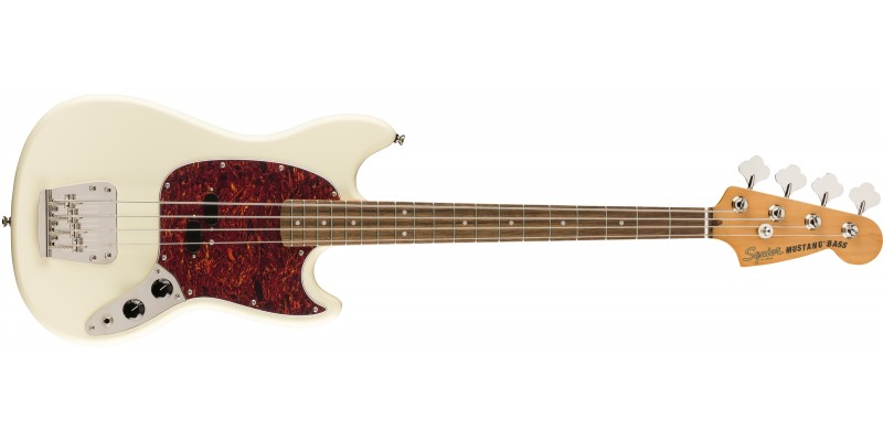 Squier Classic Vibe ‘60s Mustang Bass Olympic White Front