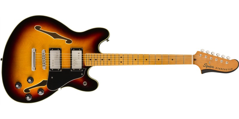 Squier Classic Vibe Starcaster 3-Tone Sunburst Front