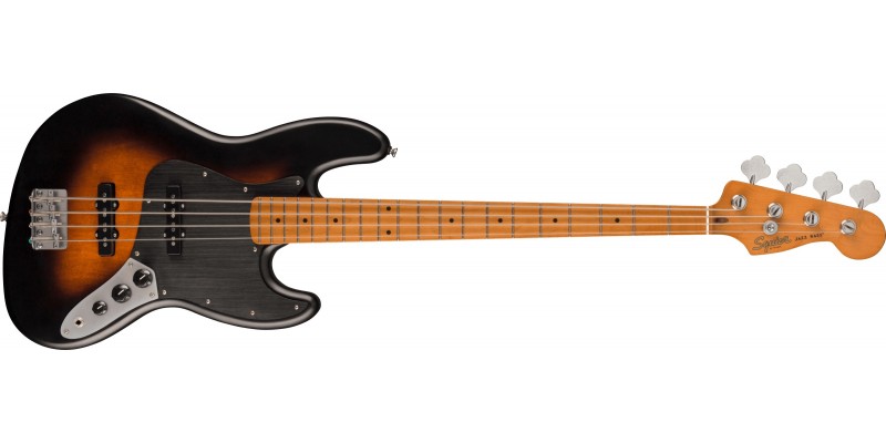 Squier 40th Anniversary Jazz Bass Vintage Edition Satin Wide 2-Color Sunburst Front