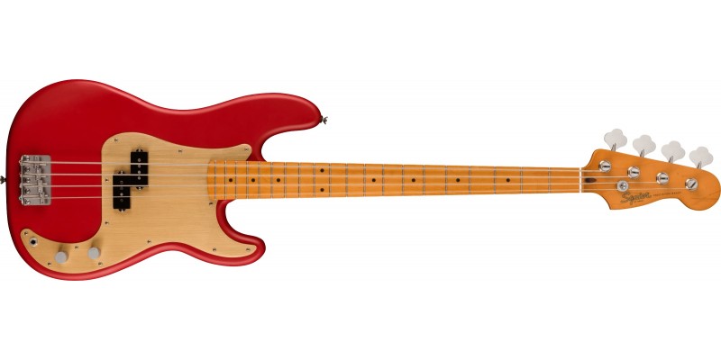 Squier 40th Anniversary Precision Bass Vintage Edition Satin Dakota Red Front