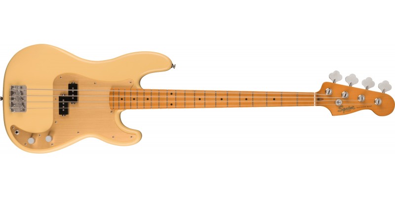 Squier 40th Anniversary Precision Bass Vintage Edition Satin Vintage Blonde Front