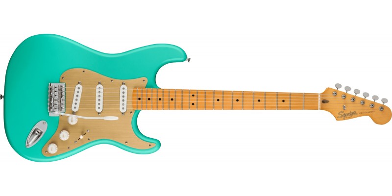 Squier 40th Anniversary Stratocaster Vintage Edition Satin Seafoam Green Front