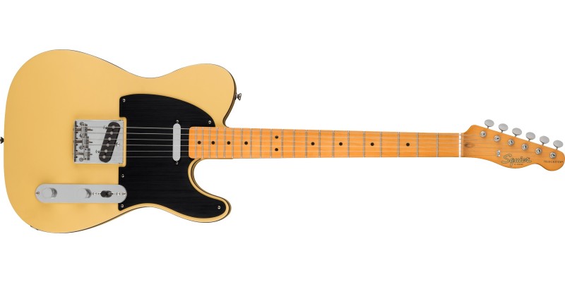 Squier 40th Anniversary Telecaster Vintage Edition Satin Vintage Blonde Front