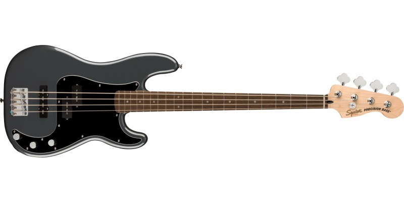 Squier Affinity Precision Bass PJ Charcoal Frost Metallic Front