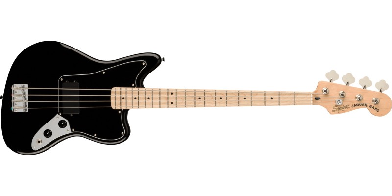 Squier Affinity Jaguar Bass H Black Front