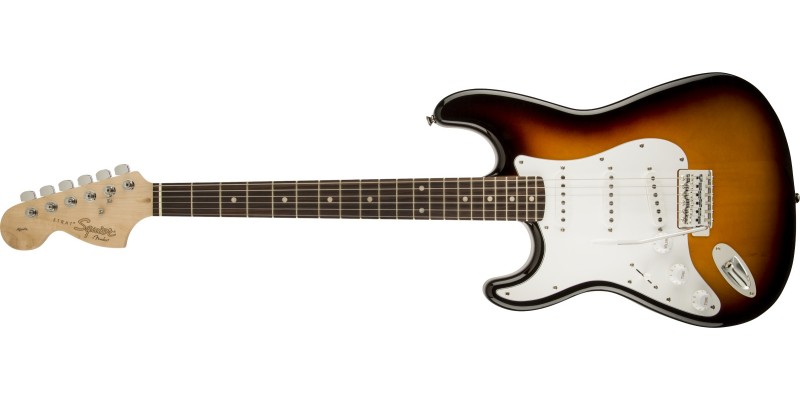 Squier Affinity Stratocaster Left Handed Brown Sunburst Guitar