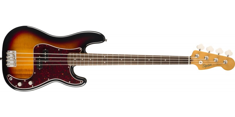 Squier Classic Vibe '60s Precision Bass 3-Colour Sunburst Front